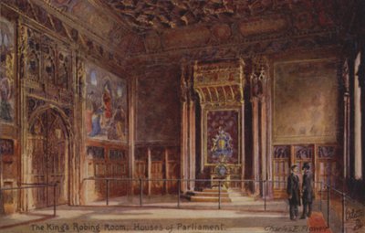 De koningskleedkamer door Charles Edwin Flower